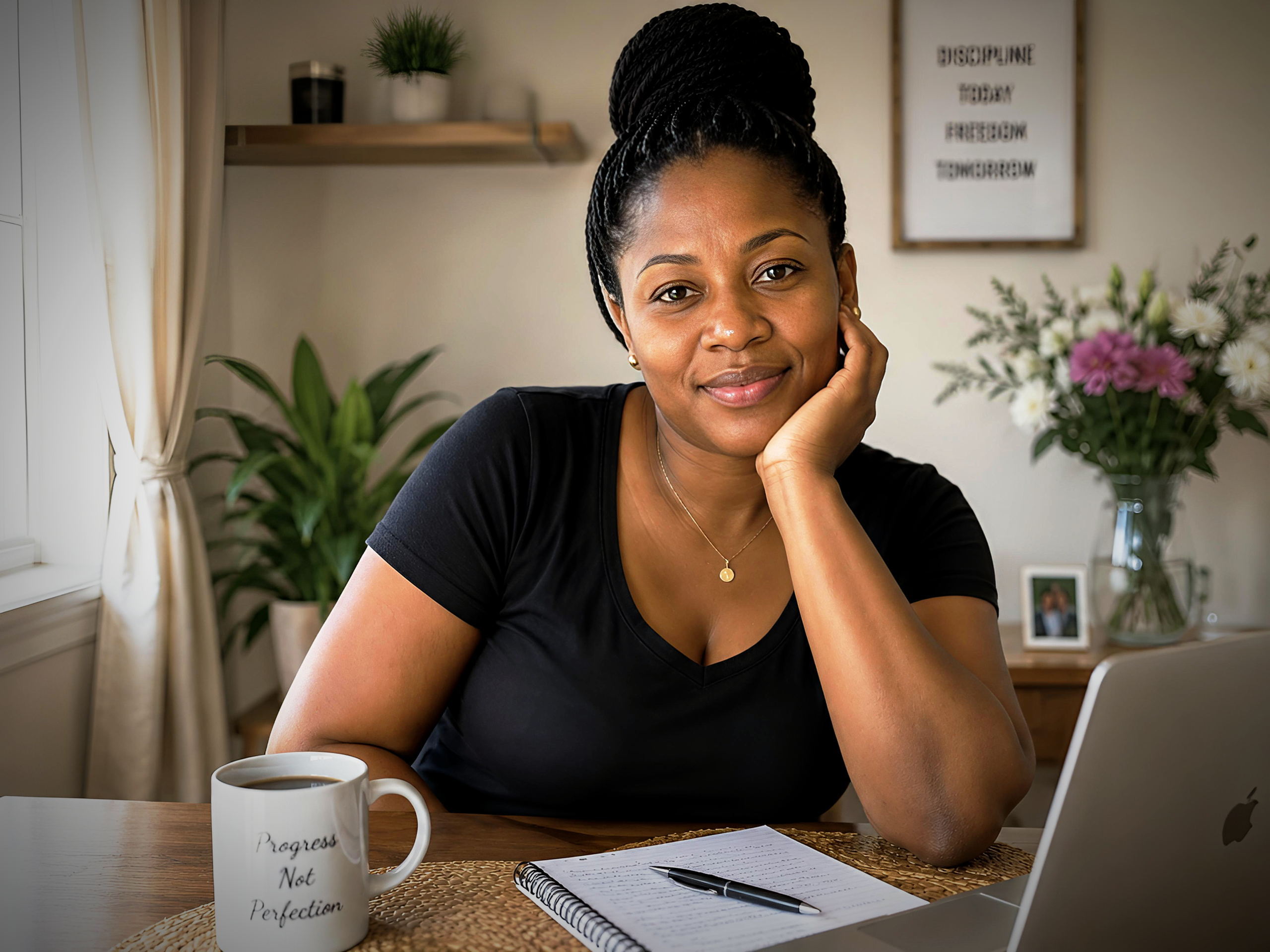 Mother rebuilding confidence after childbirth