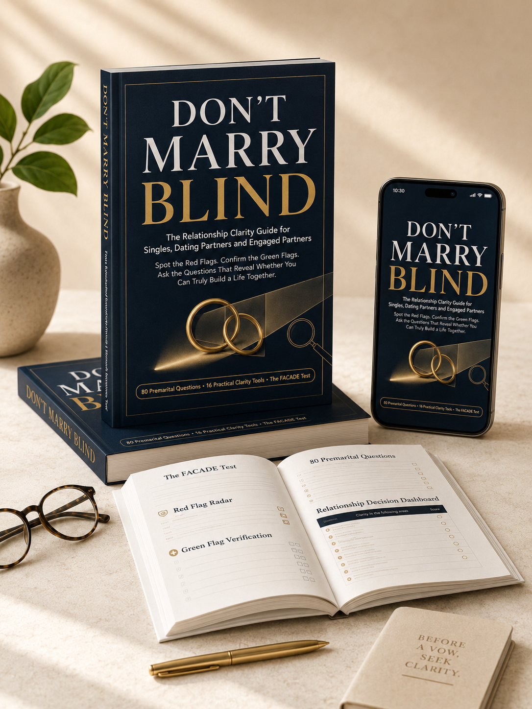 DON'T MARRY BLIND relationship clarity blueprint product mockup